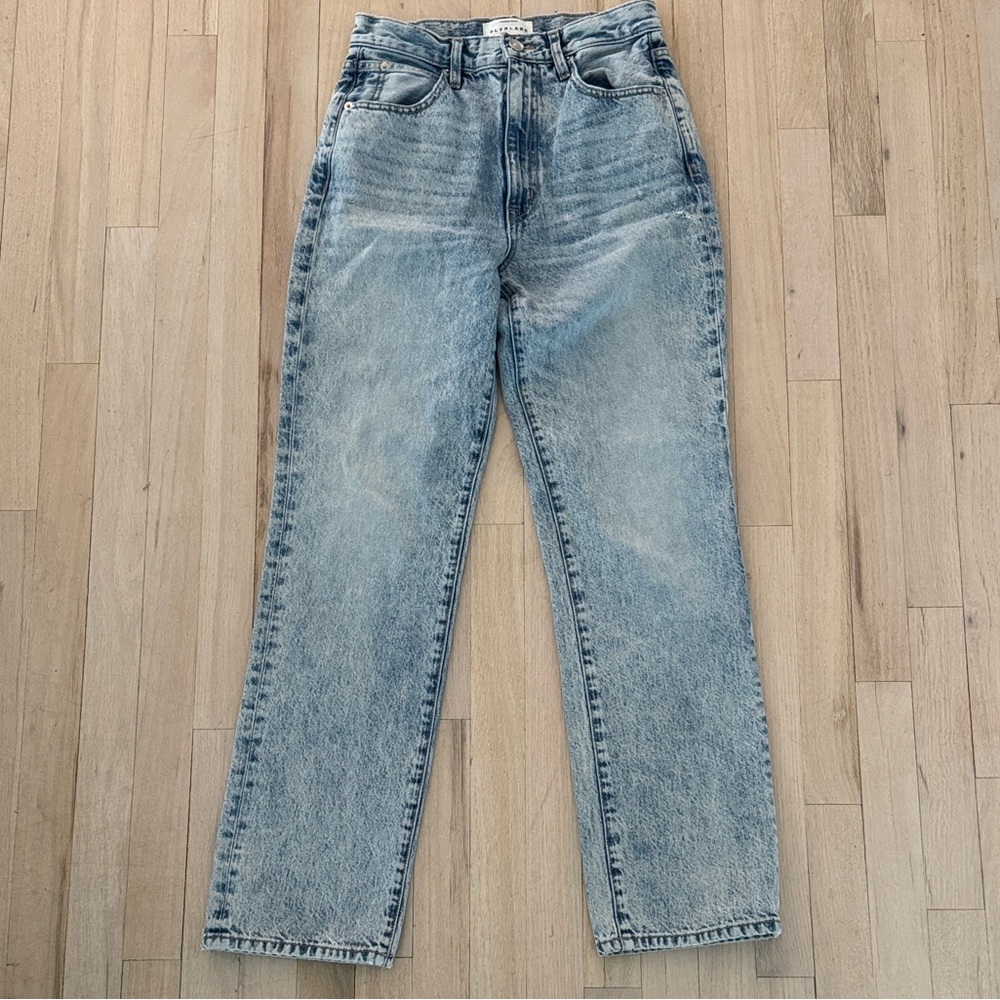 SLVRLAKE London High Rise Straight Leg Jeans, Heartache wash. 27